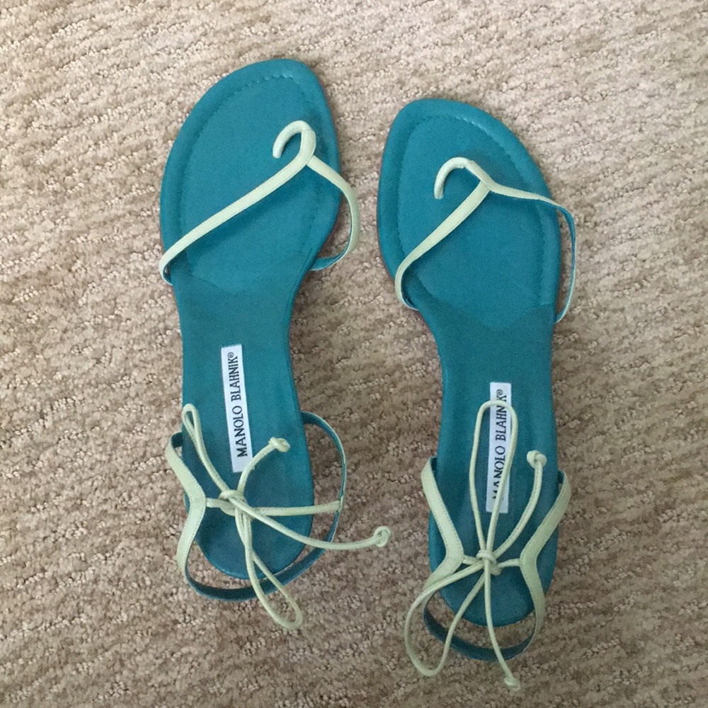 Green light stewpot sandals with inch heel